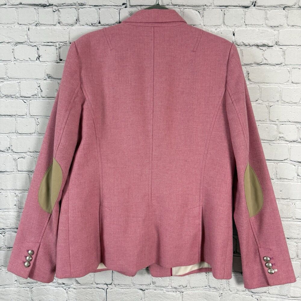 Banana Republic Pink Blazer with Tan Accents